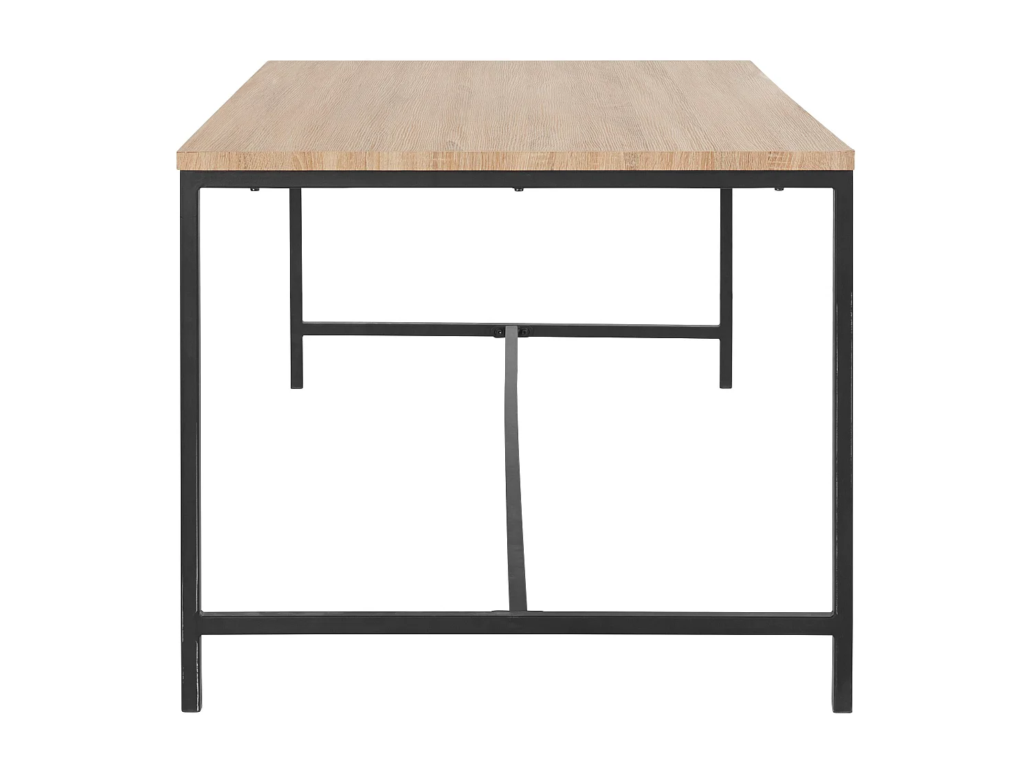 Kavi Eettafel 160 Eiken Zwart