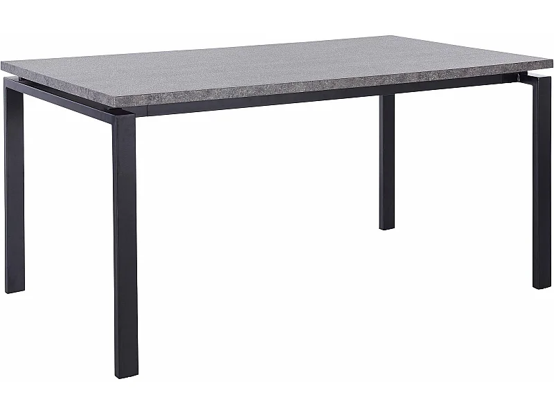 Sabine | Table de salle à manger 160 cm en aspect ciment