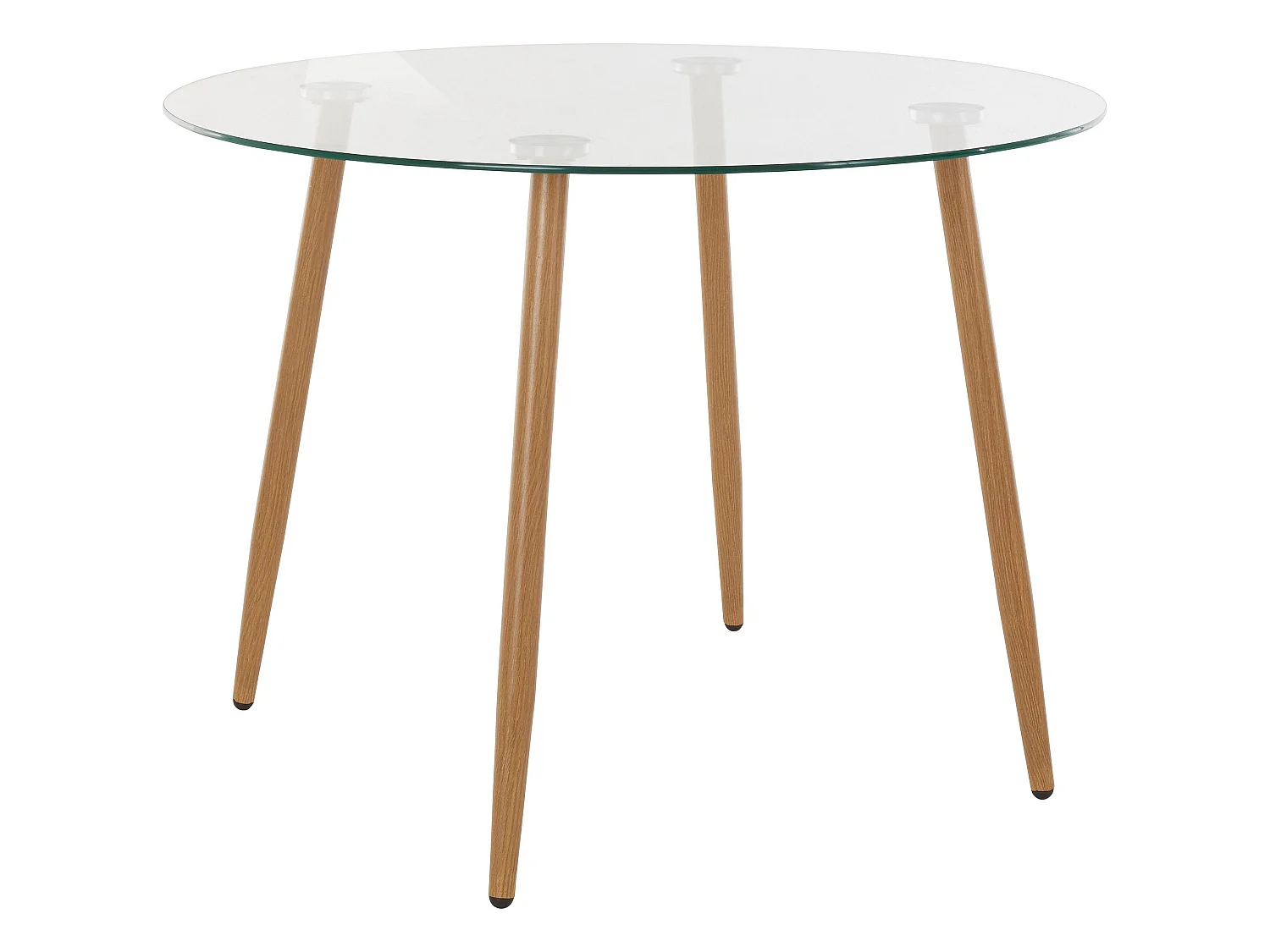 Eettafel Rond GlasEiken
