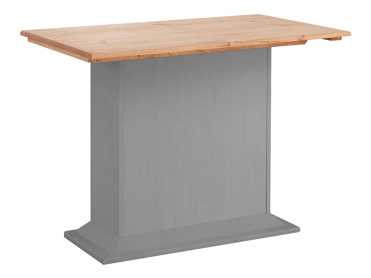 Sara|Table de salle à manger Fix Top en pin gris