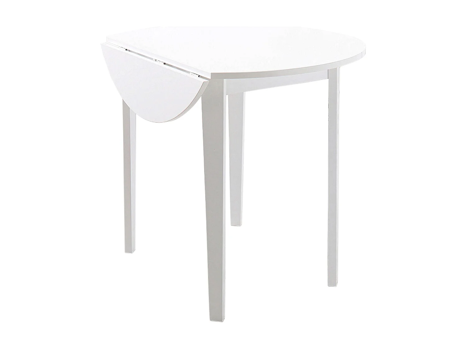 Trend|Table à manger en effet pin blanc 4 personnes 92x54
