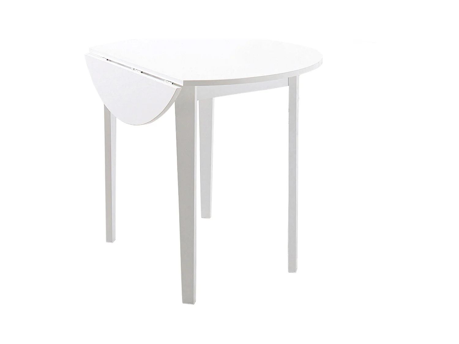 Trend|Table à manger en effet pin blanc 4 personnes 92x54