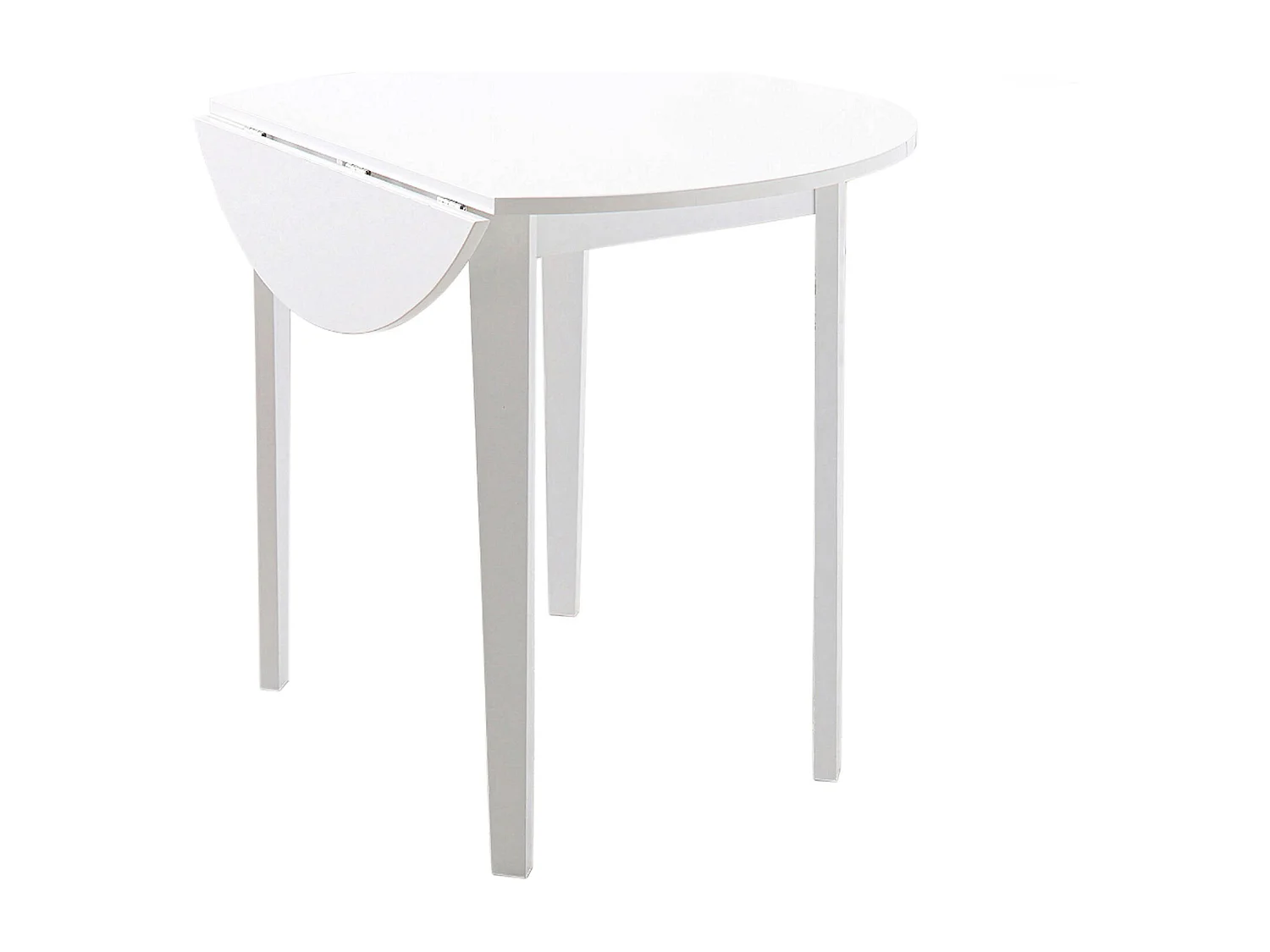 Trend|Table à manger en effet pin blanc 4 personnes 92x54