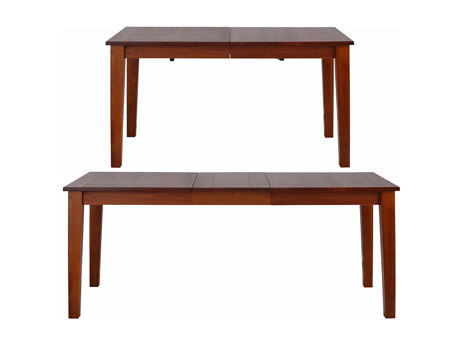 America | Mesa de Jantar 150 cm 4 lugares em Pinho Castanho