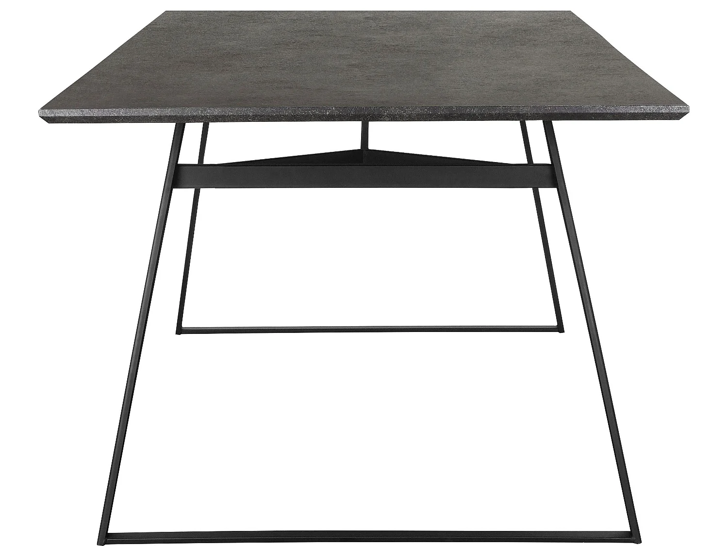 Fuji Mesa de Comedor 160x90 Marrón gris Negro