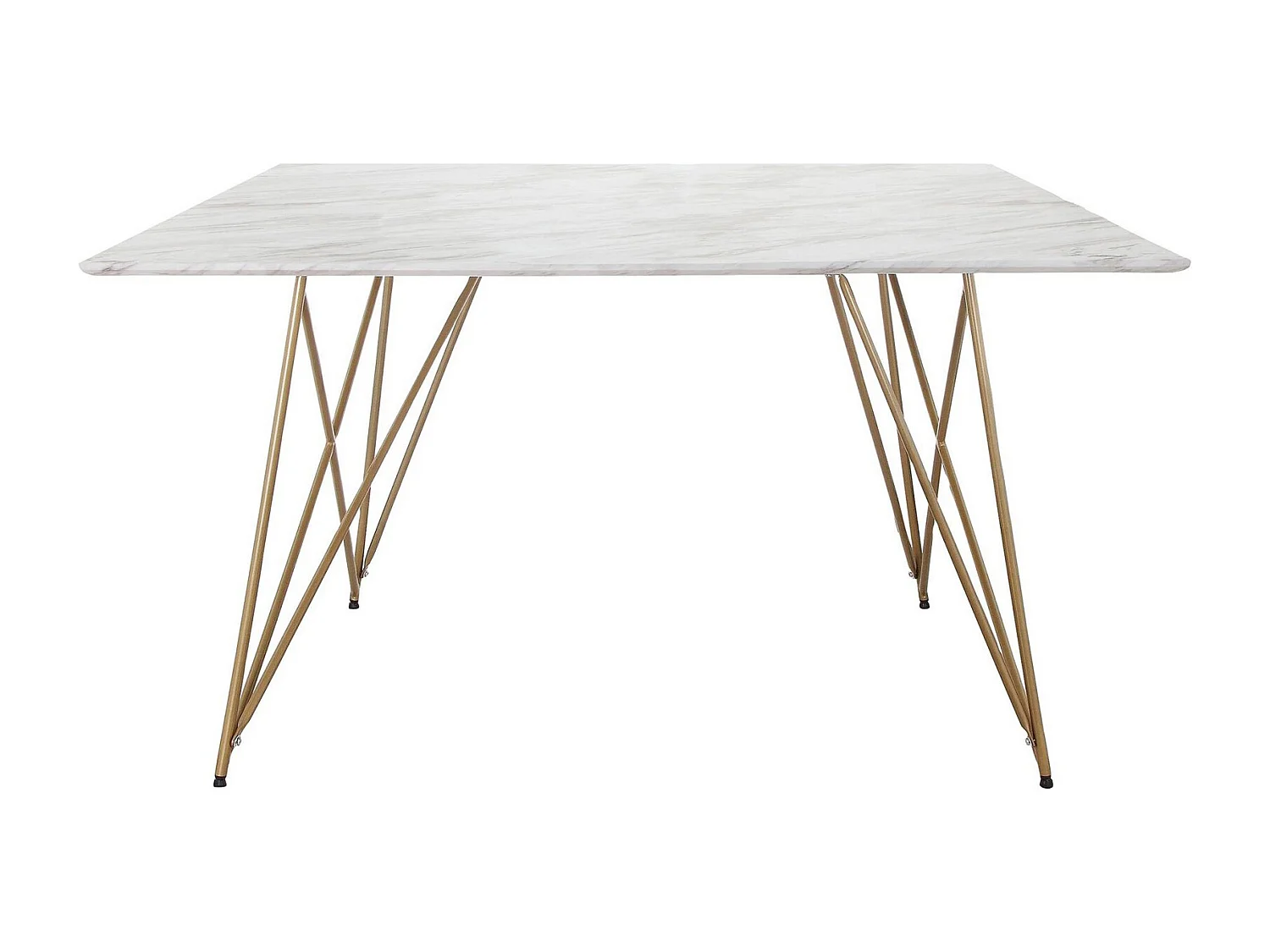 Asama Tavolo da Pranzo 120x80 Marmo Oro