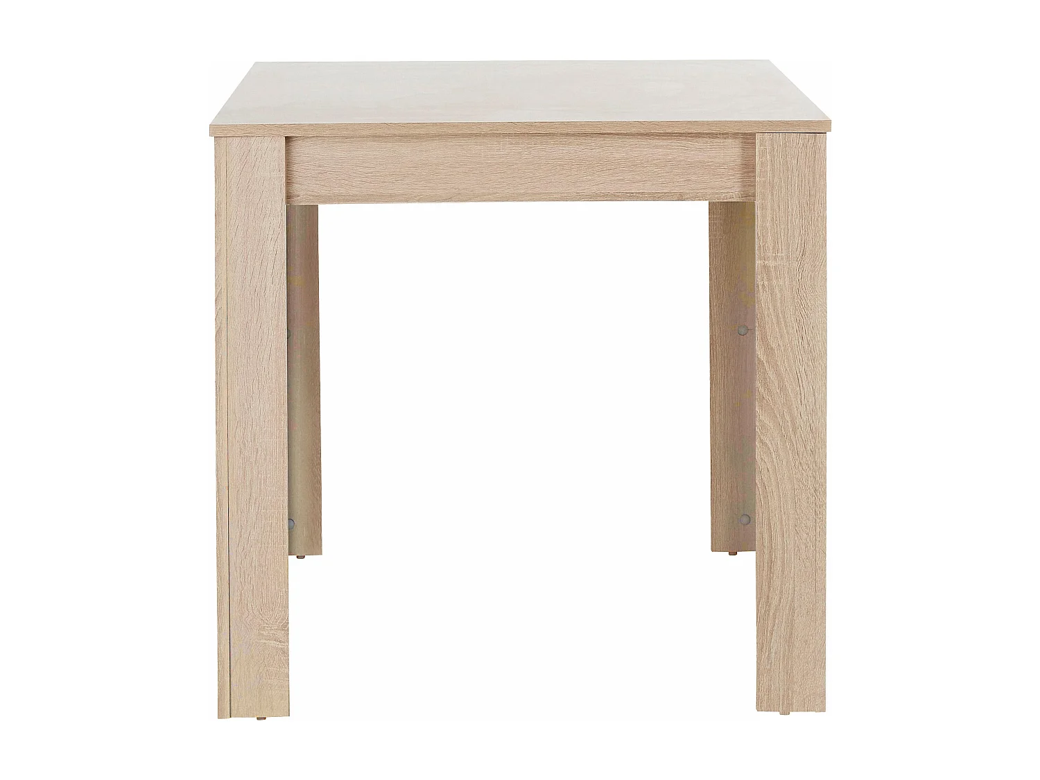 Lynn|Table à manger en effet chêne 4 personnes L80