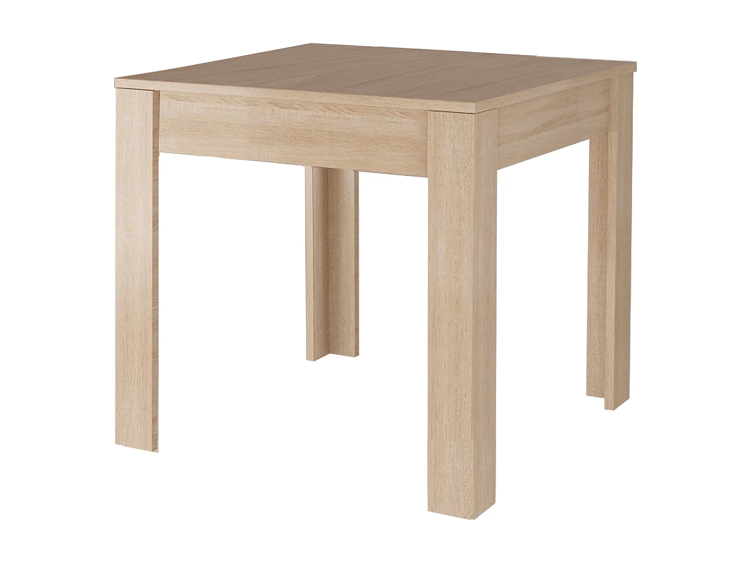 Lynn|Table à manger en effet chêne 4 personnes L80