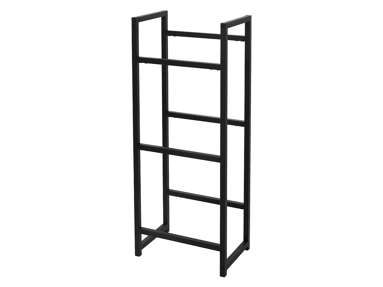 Étagère de rangement pour 3 caisses de boissons 47x31x116,5 cm acier anthracite