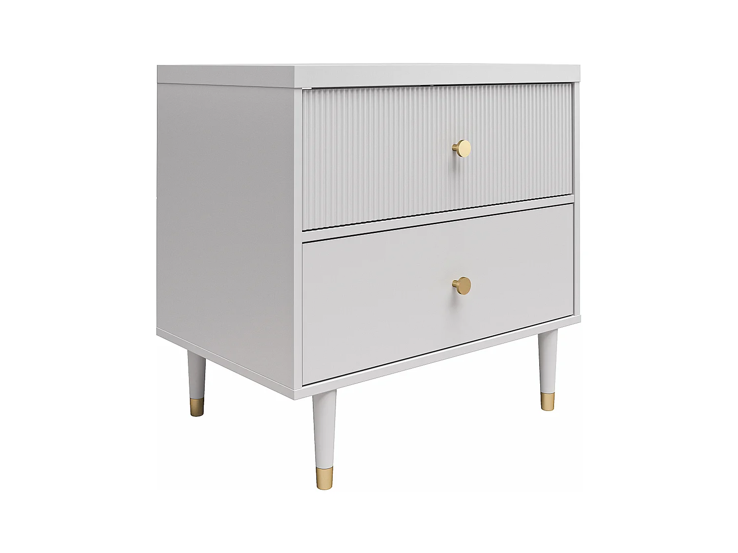 Elizabeth | Table de nuit Colombe en MDF gris