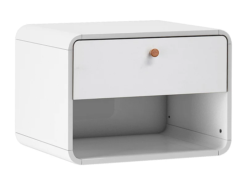 Cassie Hang Nachtkastje WitWit