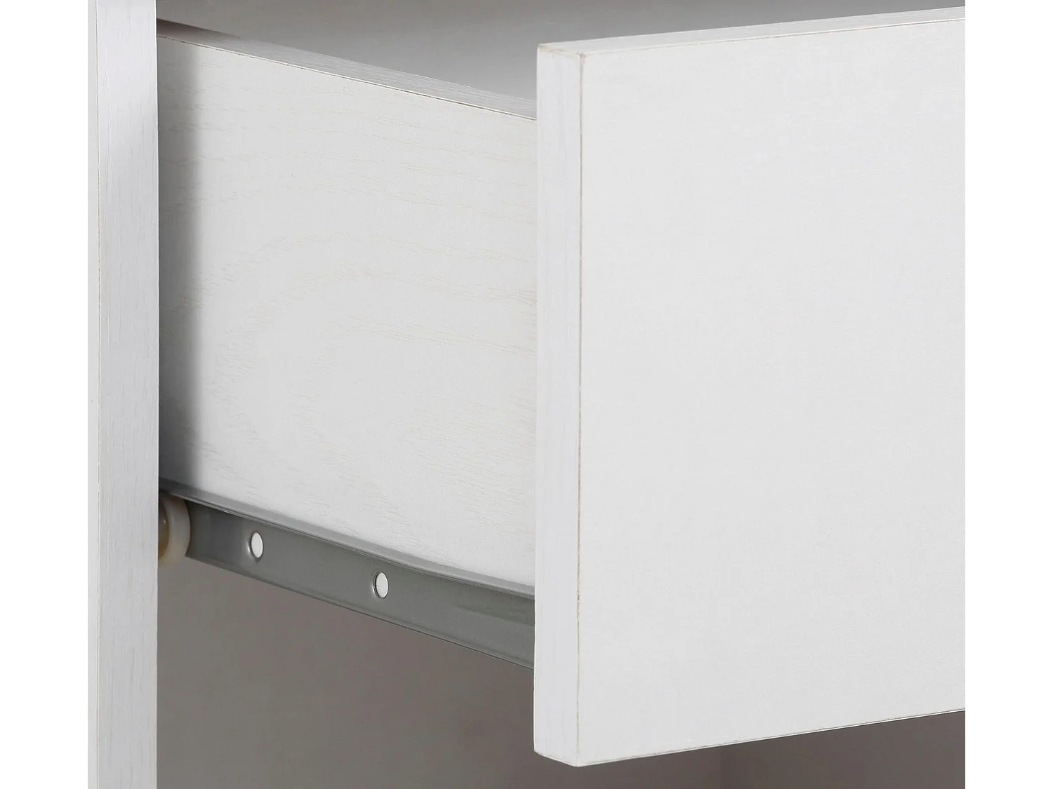 Binz|Table de chevet avec 1 tiroir en effet chêne blanc