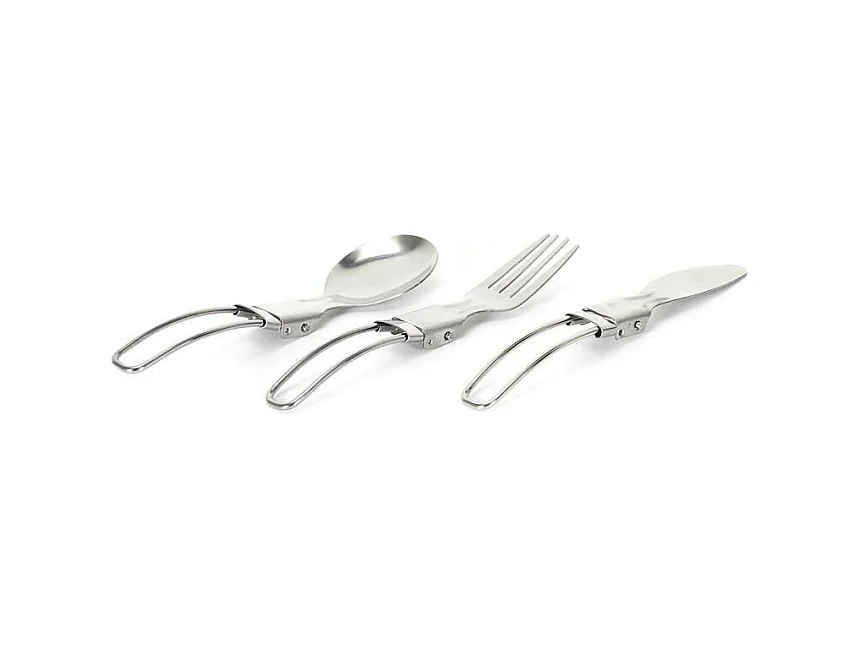 Couverts Pliables "Facile à Emporter" 8cm Argent