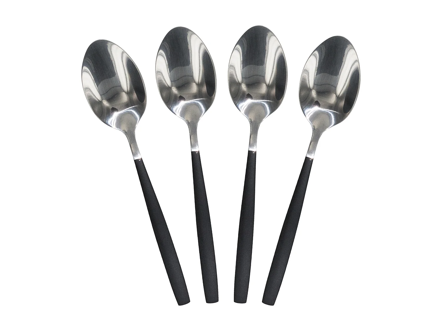 Menagere 16 Pieces Inox Manche Noir