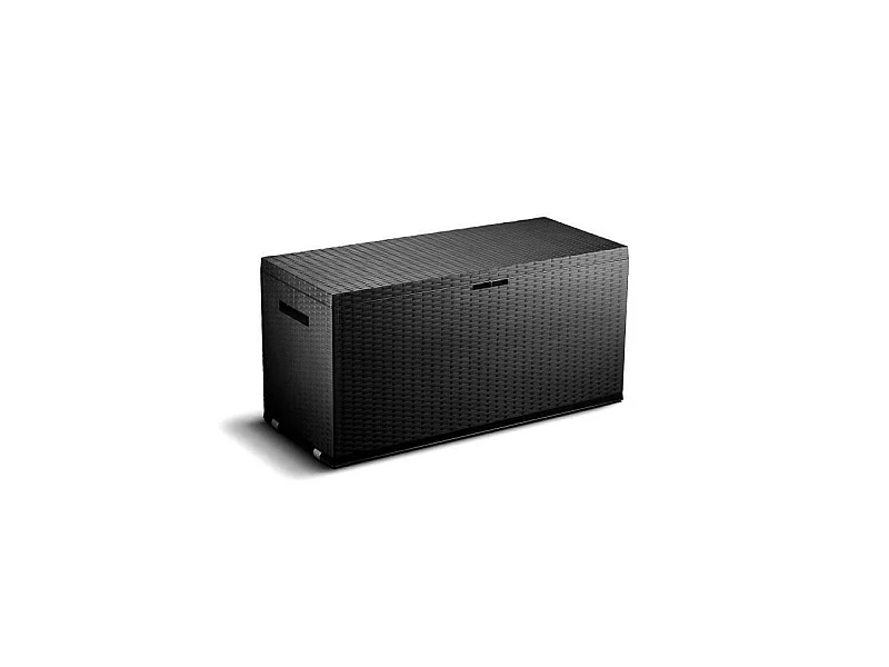 Malle de rangement en résine - 350 L - Gris anthracite - 120 x 52 x 60 cm