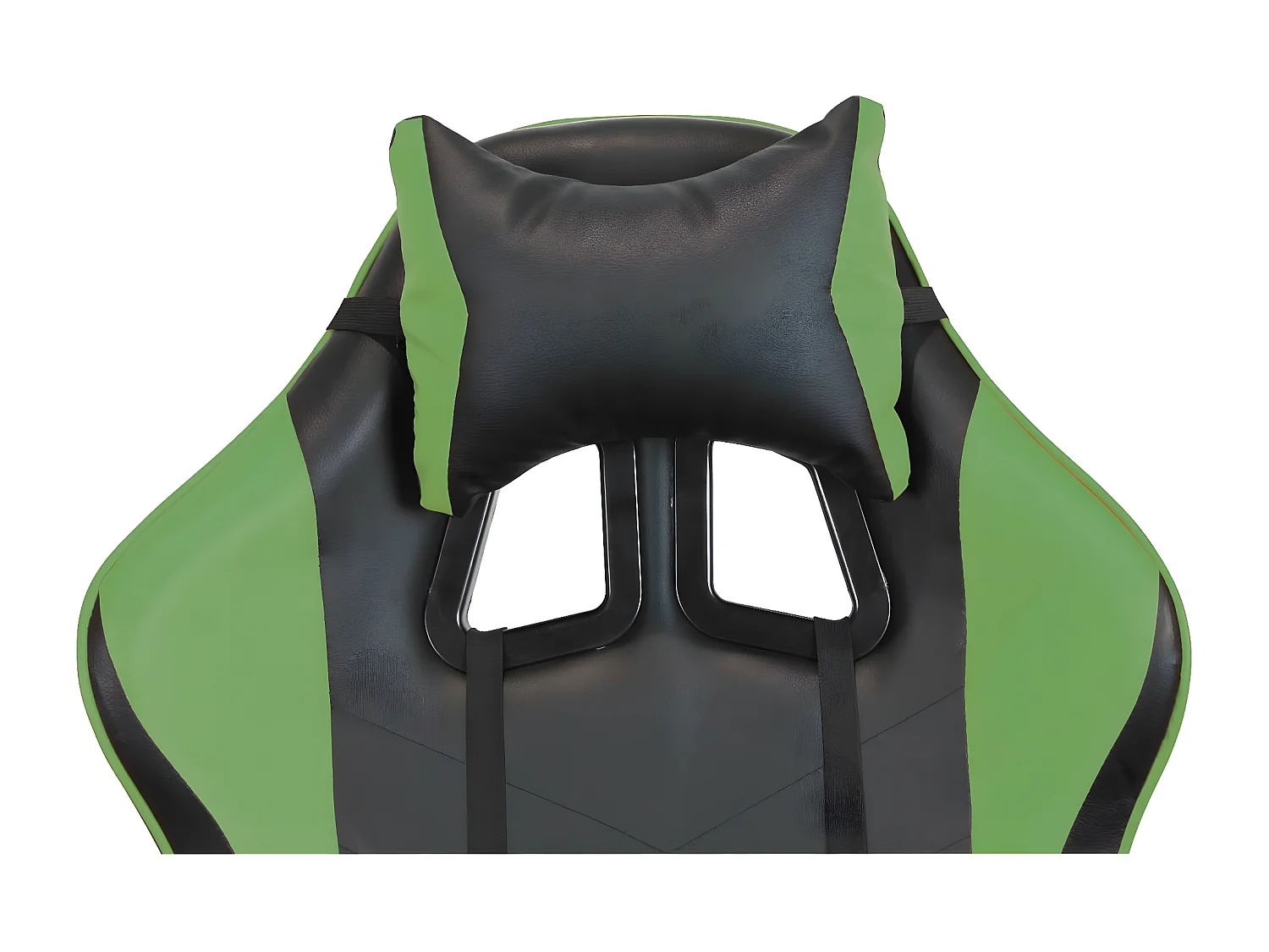 We Home - Cadeira gamer ergonômica verde e preta com encosto reclinável