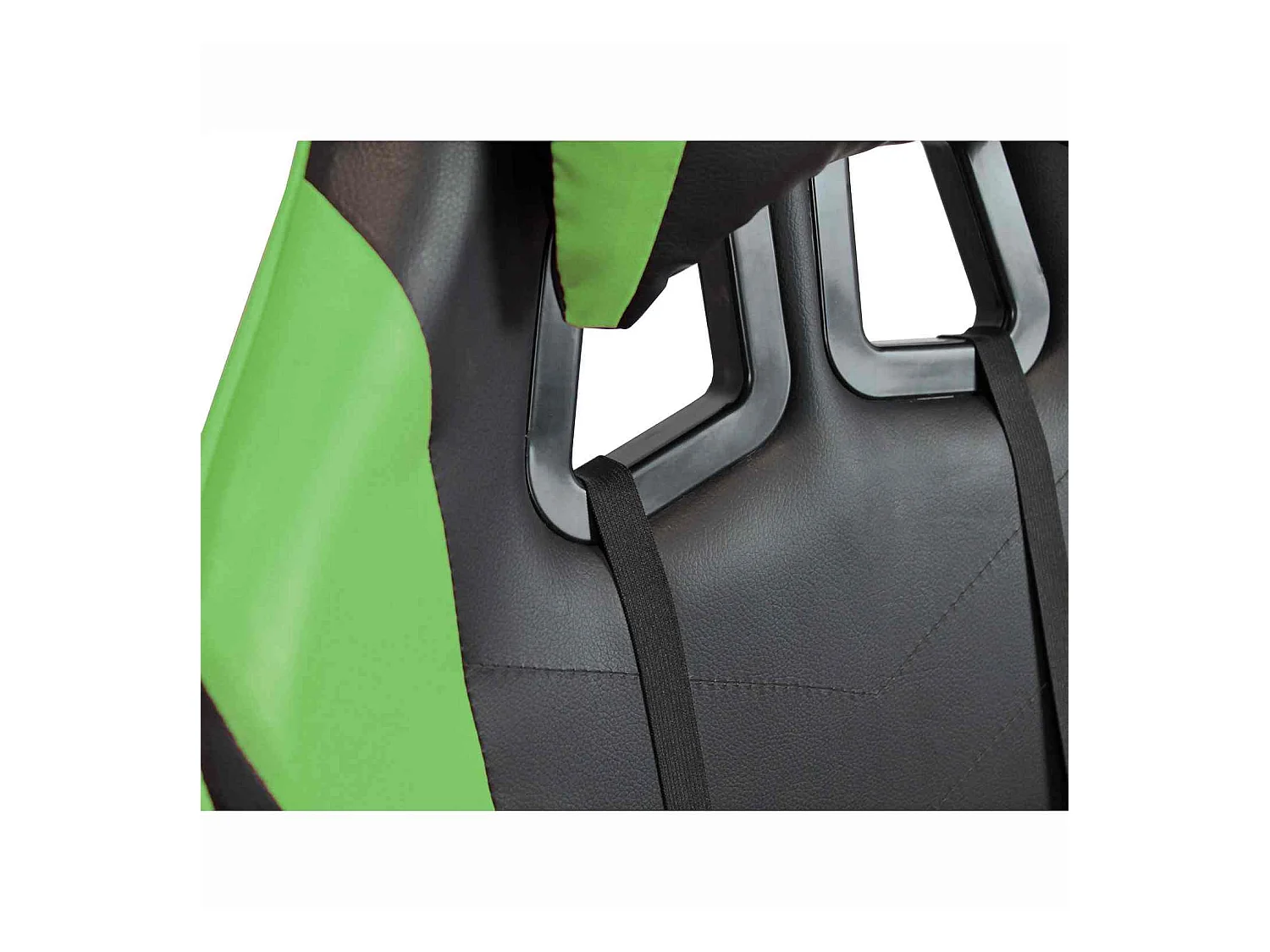 We Home - Cadeira gamer ergonômica verde e preta com encosto reclinável