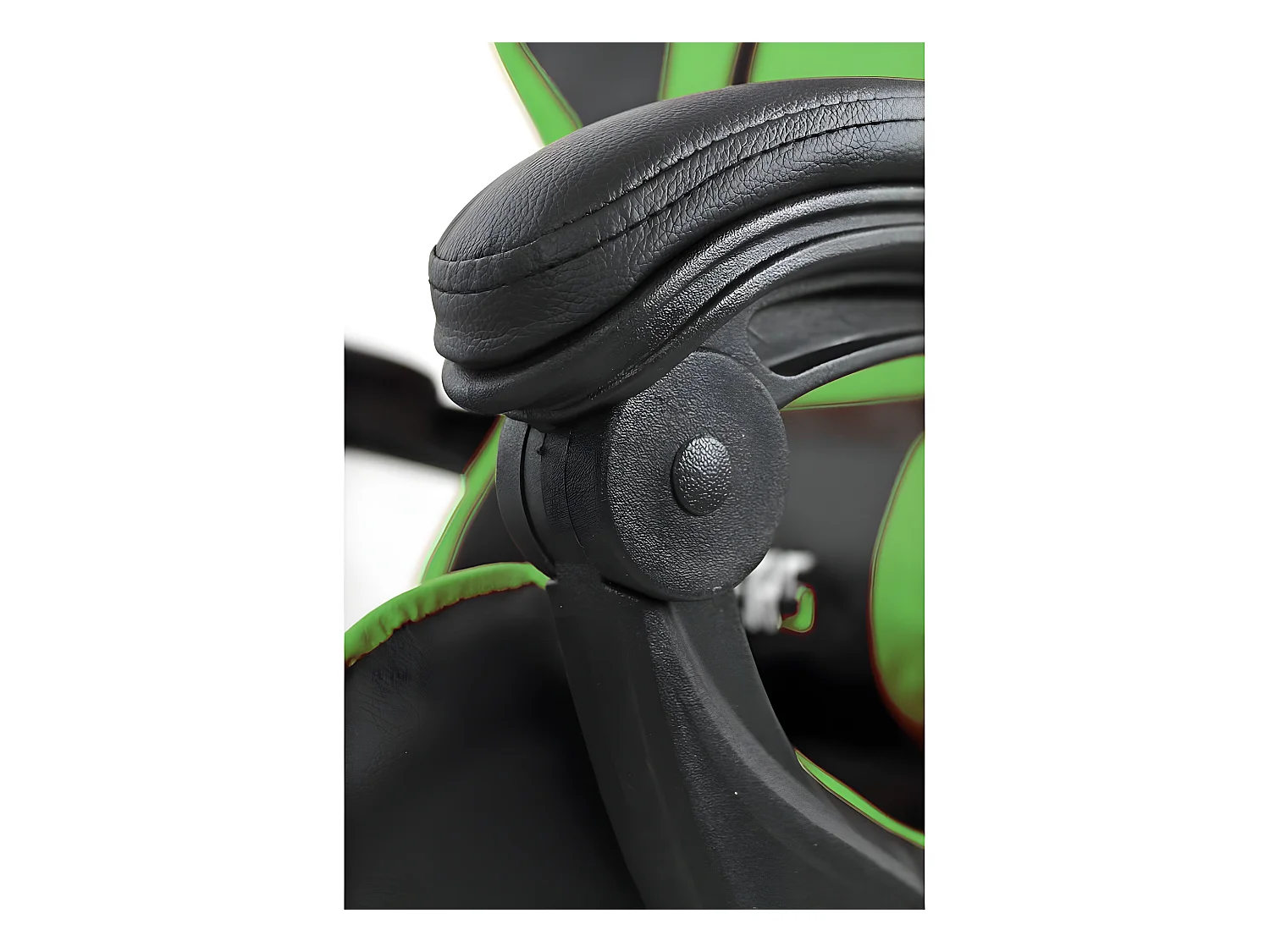 We Home - Cadeira gamer ergonômica verde e preta com encosto reclinável