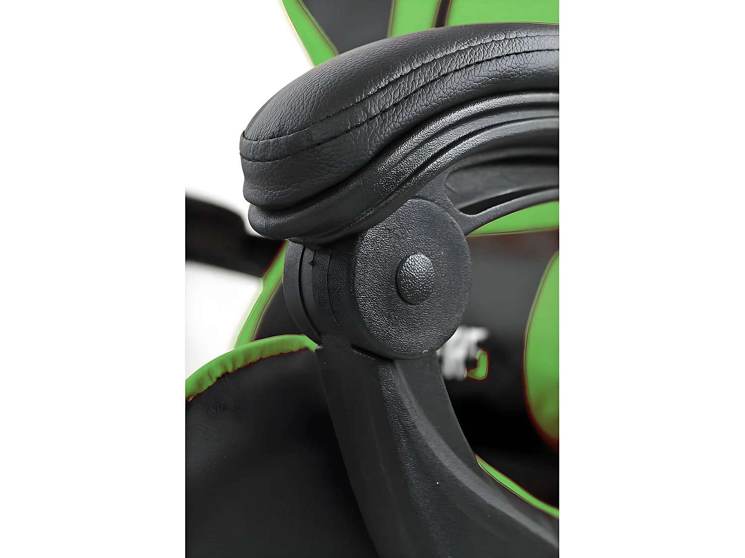 We Home - Cadeira gamer ergonômica verde e preta com encosto reclinável