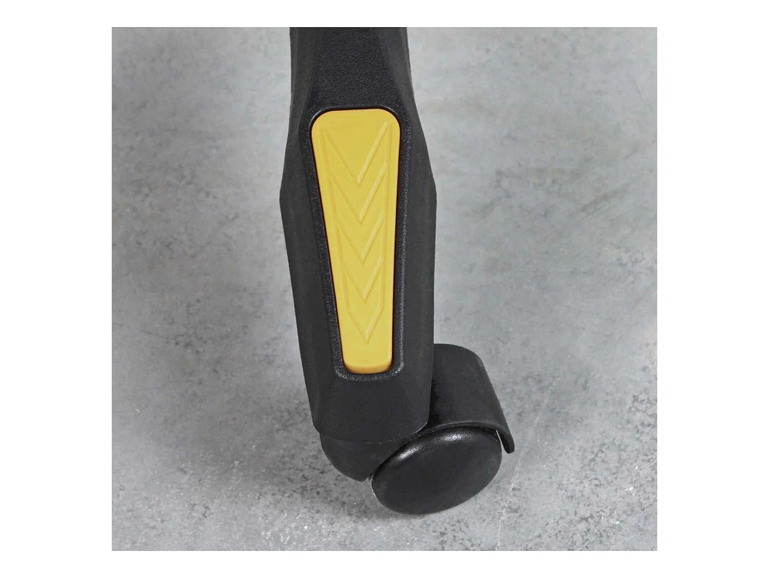 WeHome - Fauteuil gamer inclinable avec repose-pieds jaune et noir