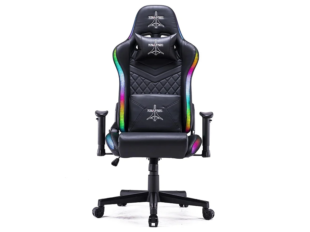 We Home - Chaise de jeu réglable et inclinable avec LED intégrées pour le bureau et la maison