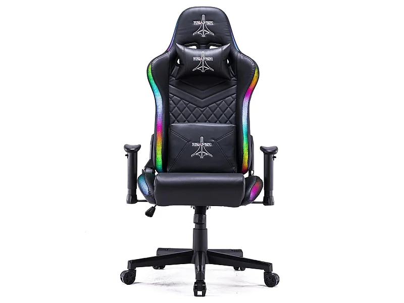 We Home - Chaise de jeu réglable et inclinable avec LED intégrées pour le bureau et la maison