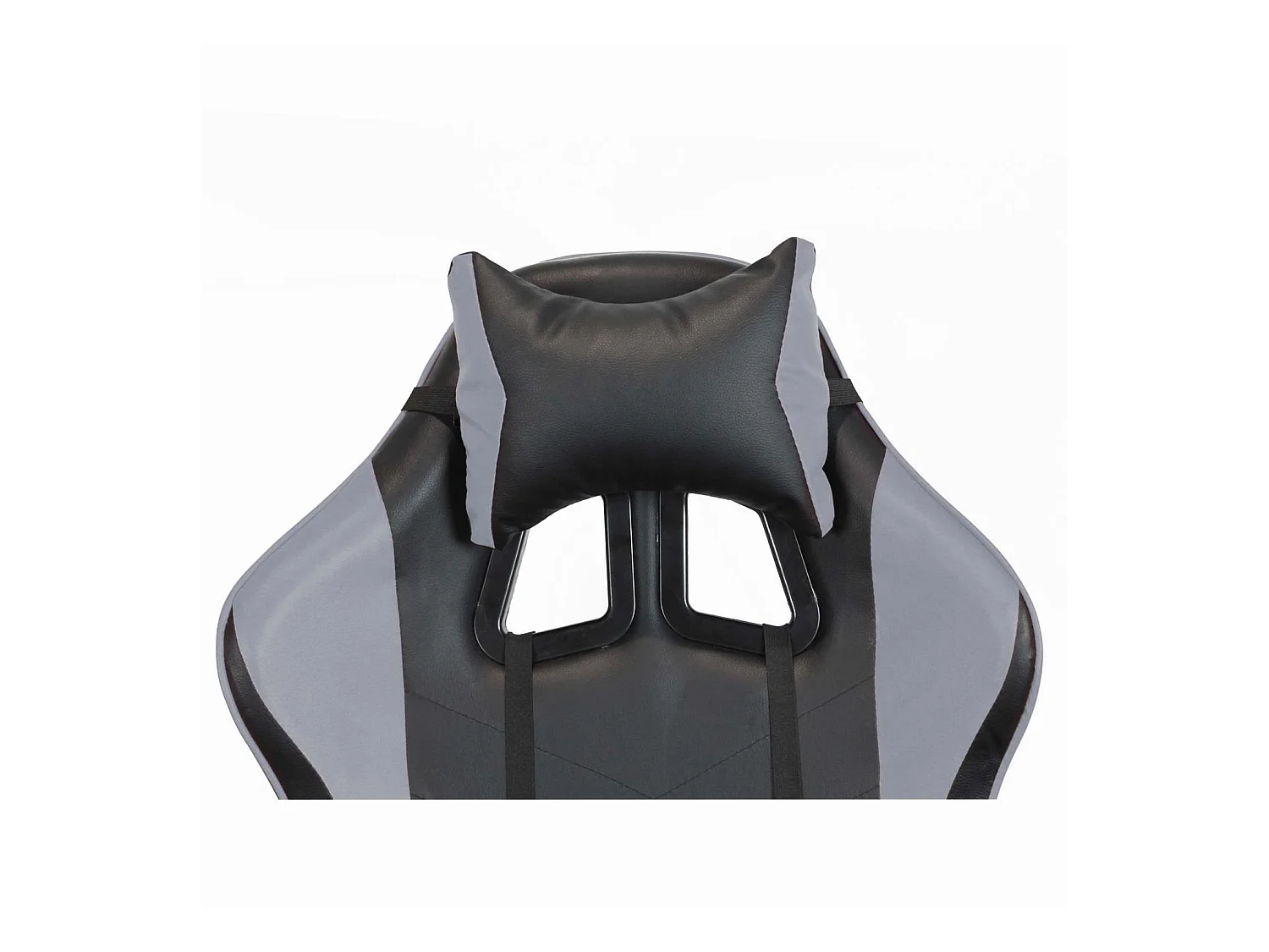 We Home - Chaise gamer ergonomique grise et noire avec dossier inclinable