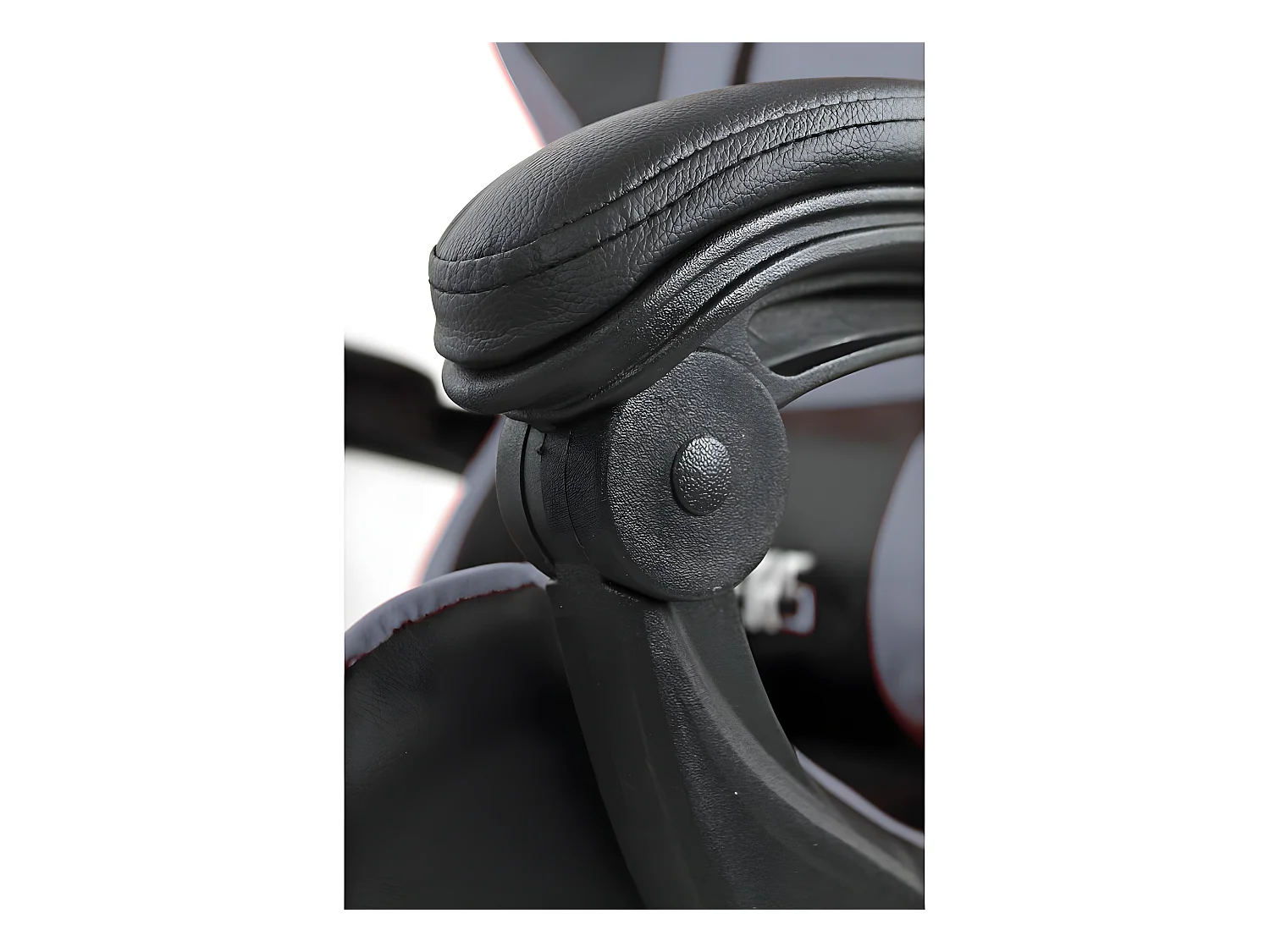 We Home - Chaise gamer ergonomique grise et noire avec dossier inclinable
