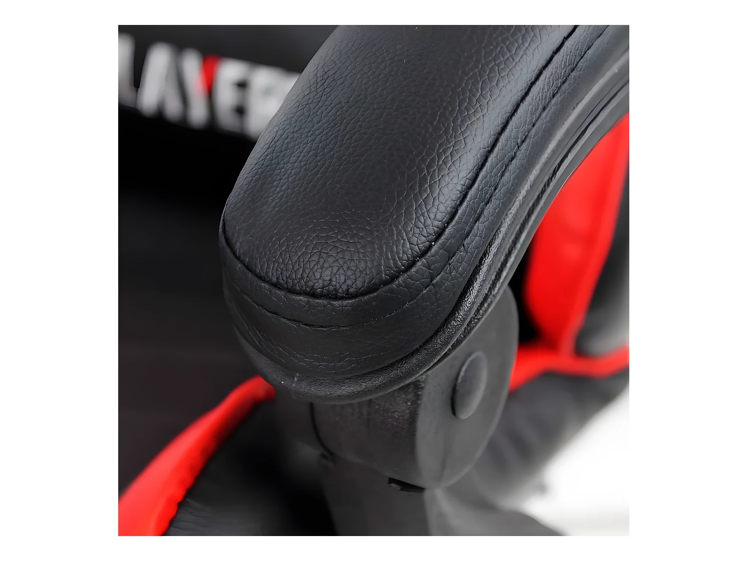 We Home - Ergonomische rood-zwarte gamingstoel met verstelbare rugleuning