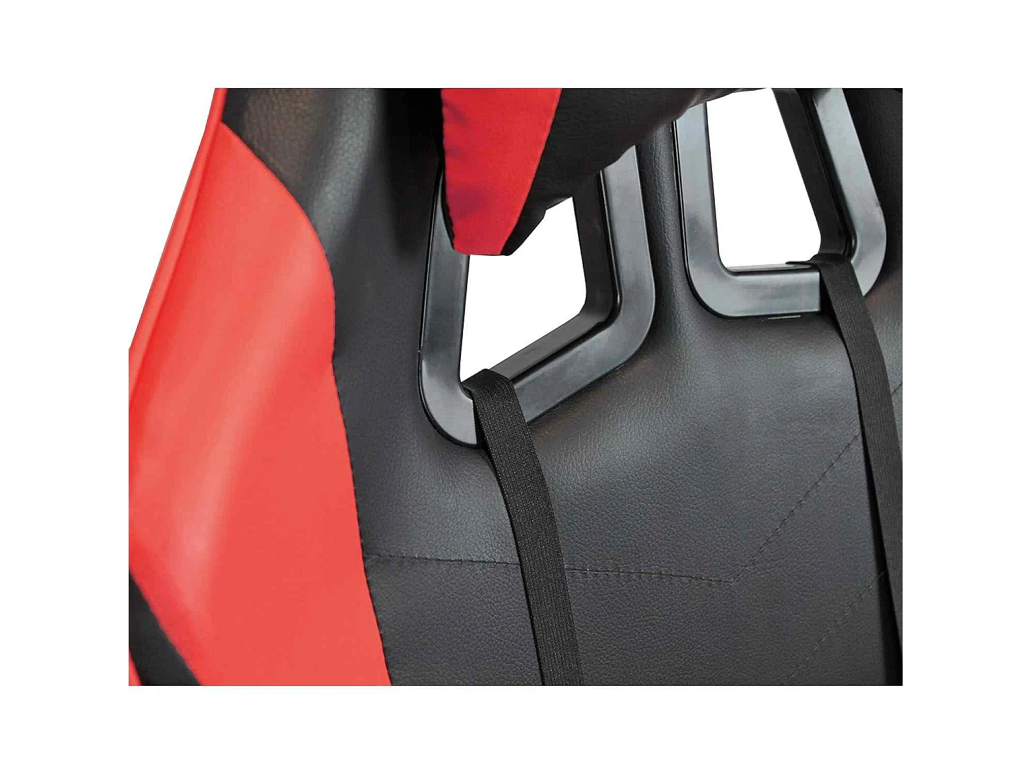 We Home - Chaise gamer ergonomique rouge et noire avec dossier inclinable