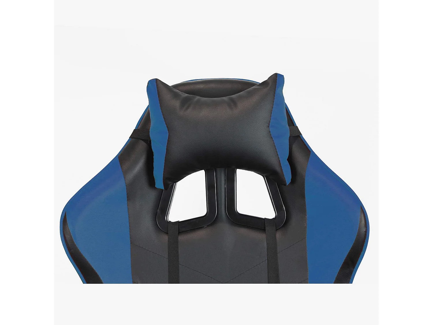 We Home - Chaise gamer ergonomique bleue et noire avec dossier inclinable