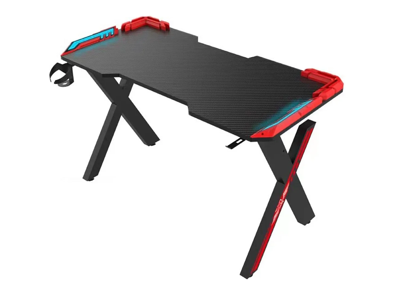 Mesa de Jogos LED RGB, Mesa de Jogos para Laptop, Mesa de Jogos, Mesa de Computador e Mesa de Jogos em MFC