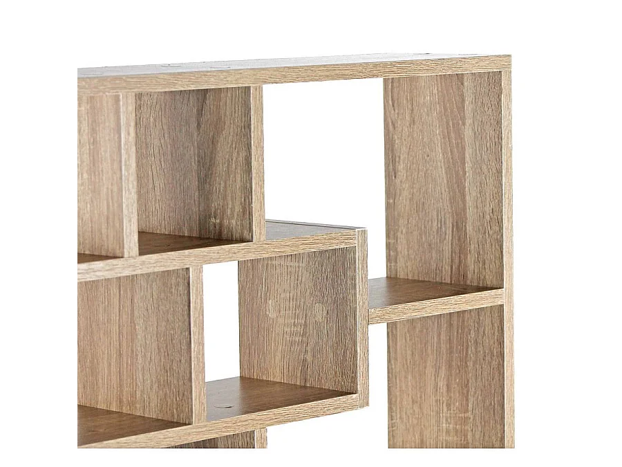 WeHome - Bibliothèque murale design en bois - 8 compartiments