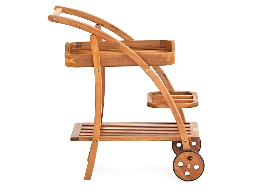 Estosa - Houten tuinwagen met Tristan dienblad