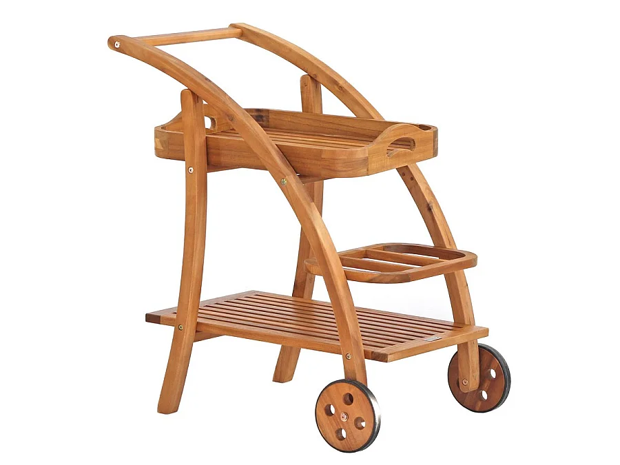 Estosa - Houten tuinwagen met Tristan dienblad