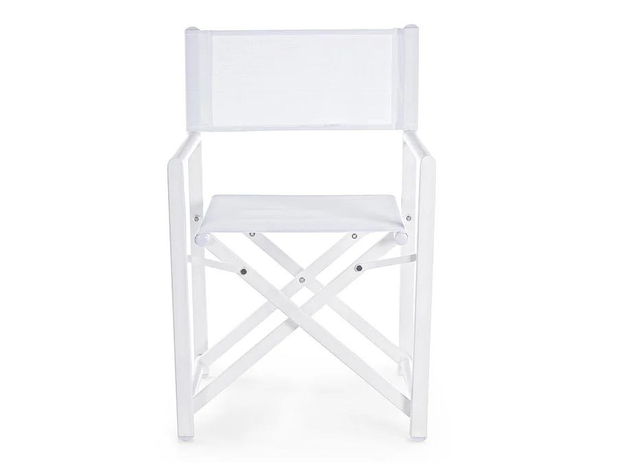 Estosa – Set mit 2 klappbaren Gilda-Gartenleiterstühlen aus Aluminium