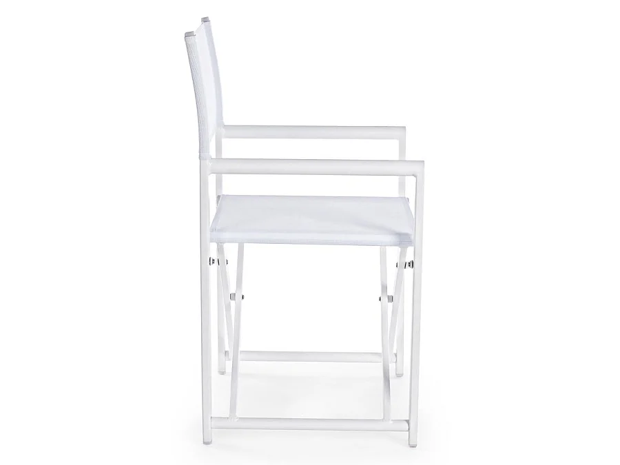 Estosa – Set mit 2 klappbaren Gilda-Gartenleiterstühlen aus Aluminium