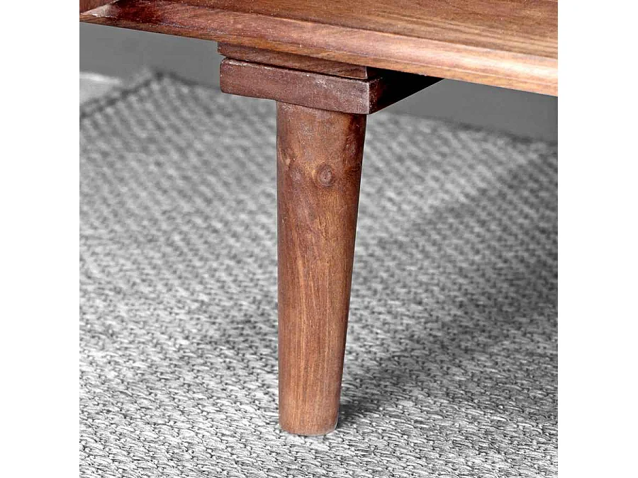 Mobile TV vintage in legno di mango massello