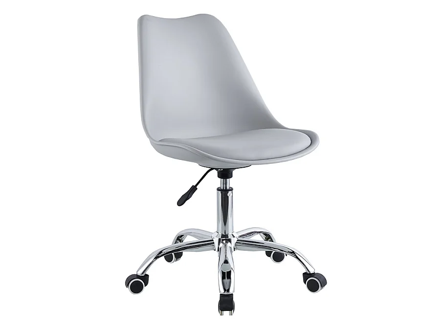 We Home - Cadeira de escritório cinza com rodas - maio