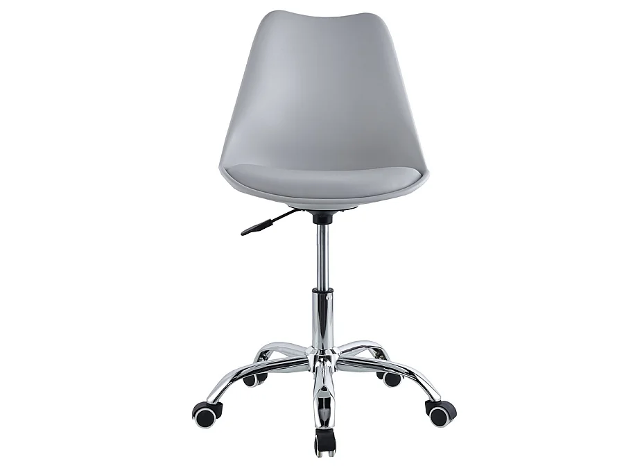 We Home - Cadeira de escritório cinza com rodas - maio