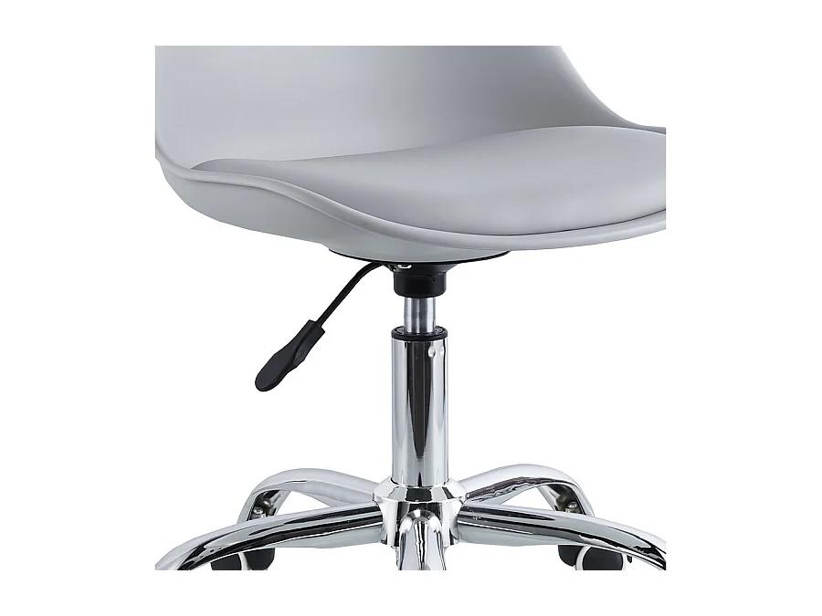 We Home - Cadeira de escritório cinza com rodas - maio