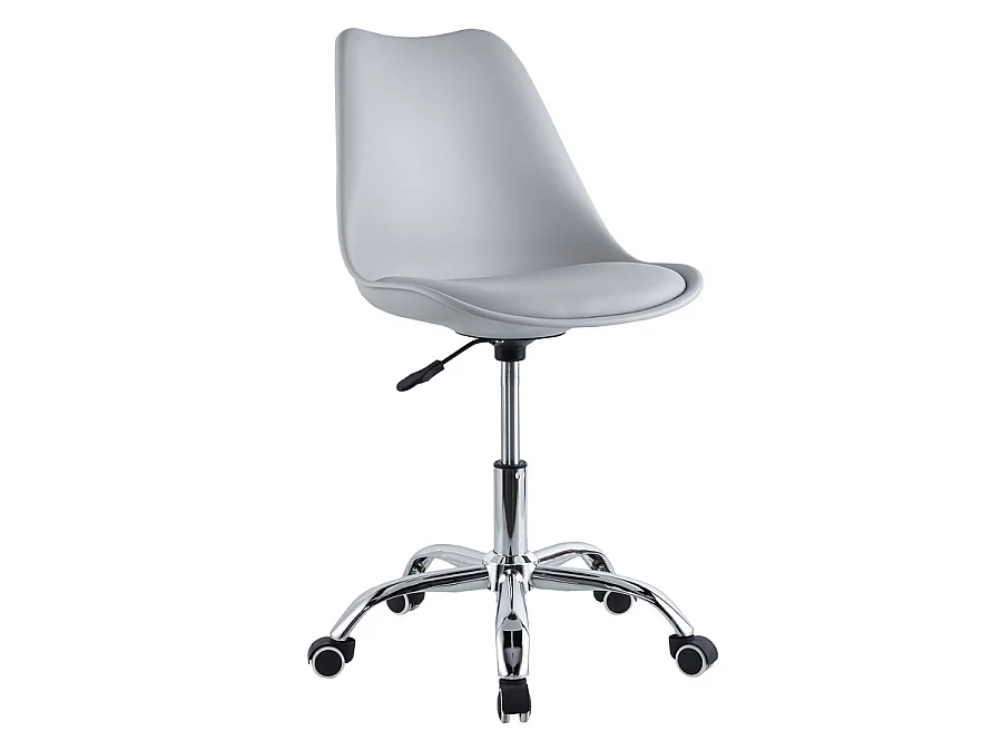 We Home - Cadeira de escritório cinza com rodas - maio