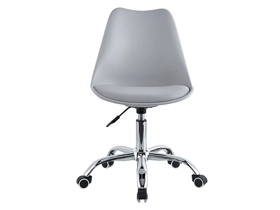 We Home - Cadeira de escritório cinza com rodas - maio