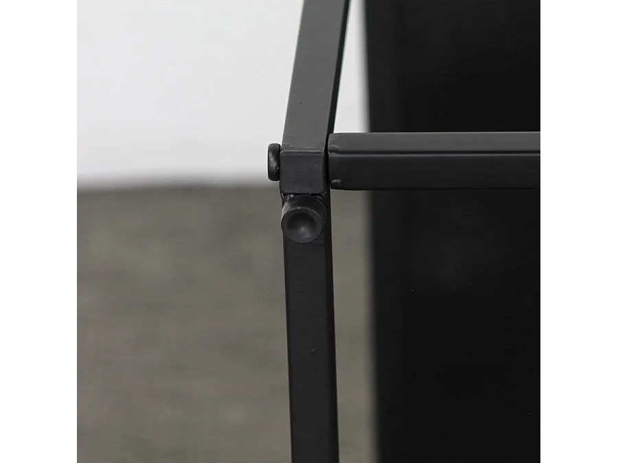 Estosa - Suite de 2 tables basses avec plateau en céramique et structure en métal