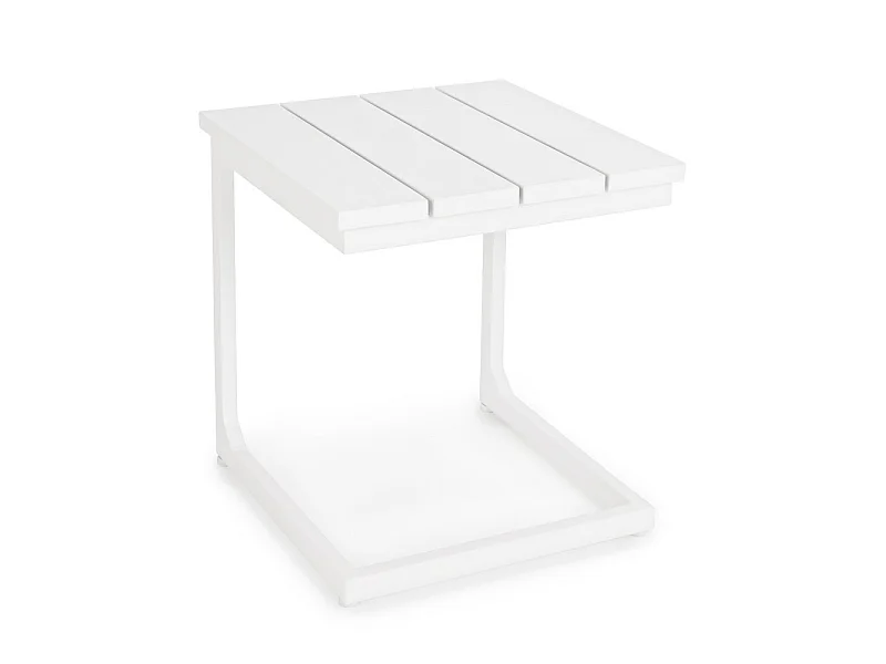 Estosa - Share weißer Couchtisch im Gartendesign