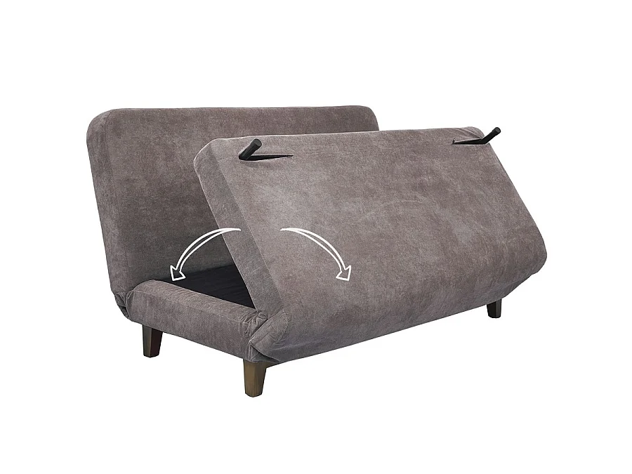 We Home - Canapé design convertible facile à ouvrir en lit modèle Basil