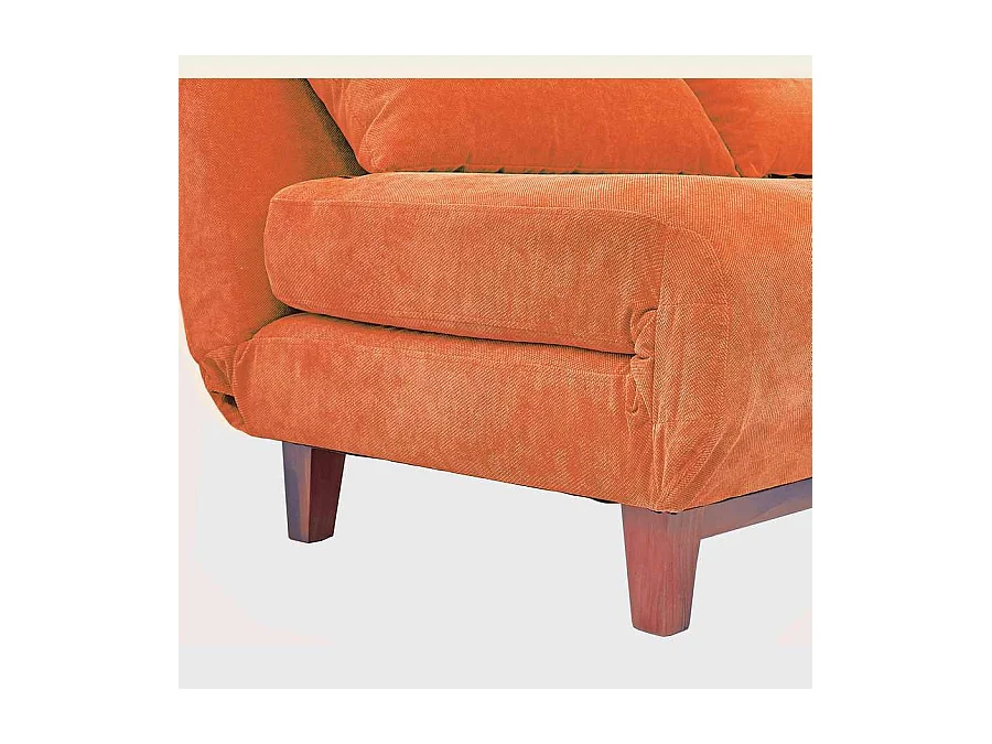 We Home - Canapé convertible deux places convertible orange Basil