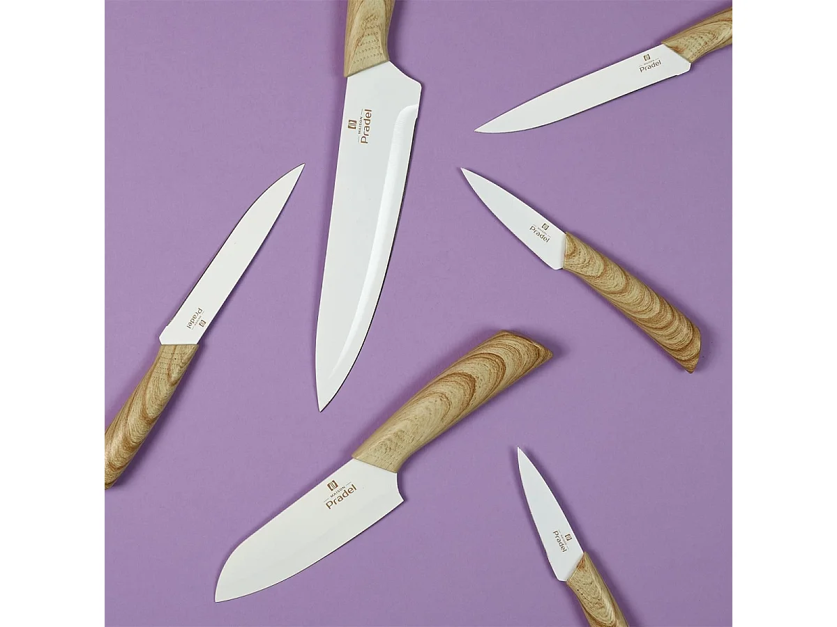 Couteau Revêtement Anti-Adhésif "Lame" 23cm Beige