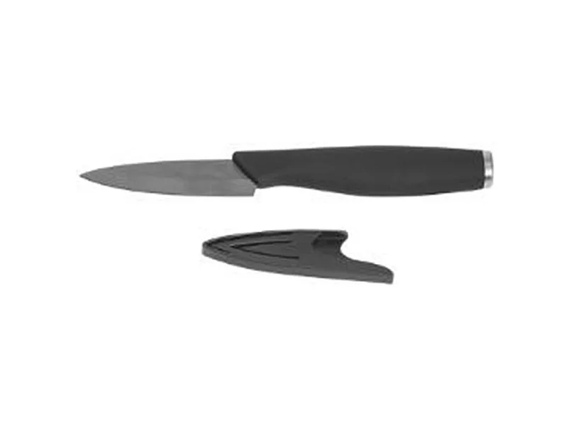 Couteau d'Office & Cache Lame "Cera" 17cm Noir