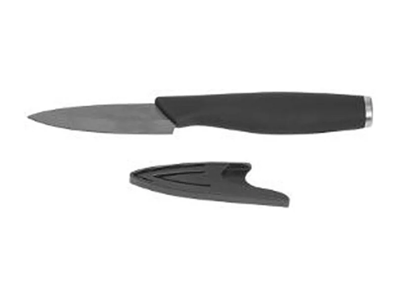 Couteau d'Office & Cache Lame "Cera" 17cm Noir